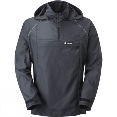 Chaquetas Buffalo Curbar Windtop Hombre - Negras - Chile VXZ825416